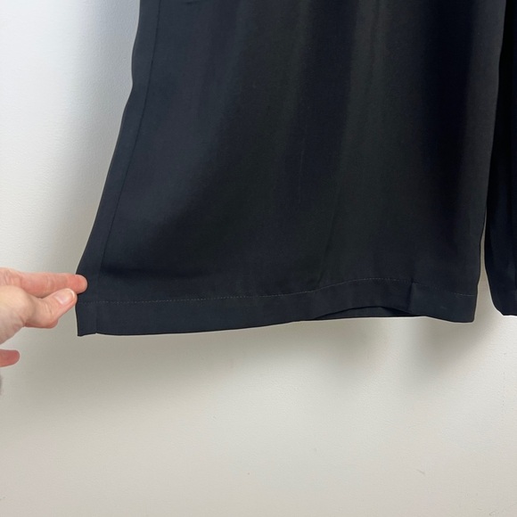 Tronjori Women Black High Waist Casual Wide Leg Long Palazzo Pants Trousers S - Picture 9 of 11